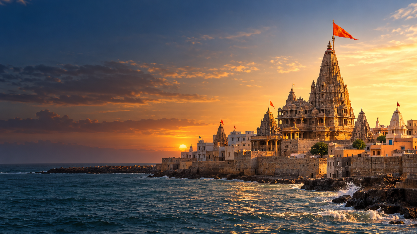 Dwarkadhish Temple in Dwarka